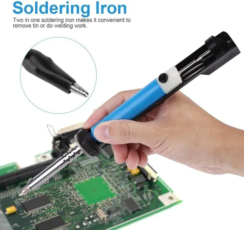 Vista 4 de 40W 2 en 1 función de soldadura eléctrica de succión de estaño desoldar herramienta de soldadura US Plug 110V
