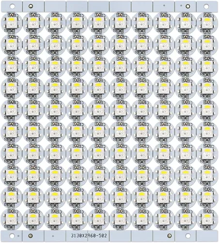 Vista 7 de BTF-LIGHTING WS2812B - 100 píxeles LED RGB inteligentes direccionables individualmente 5050SMD para Arduino, módulo LED RGB de 1 LED, píxeles