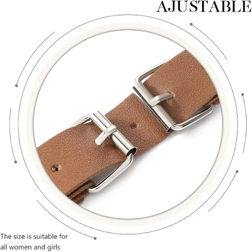 Vista 3 de Asooll Arnés de hombro de cuero para hombre, cinturón punk, cuerpo de cuero, joyería corporal, cosplay, fiesta, graduación, accesorios de cuerpo