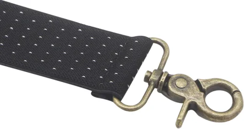 Vista 3 de Tirantes para hombre 4 ganchos giratorios fuertes tirantes ajustables elástico cómodo correa resistente estilo X Gratis