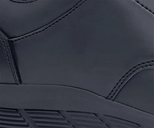 Vista 7 de Shoes for Crews Saloon II - Zapatos de trabajo antideslizantes para hombre, resistentes al agua, color negro