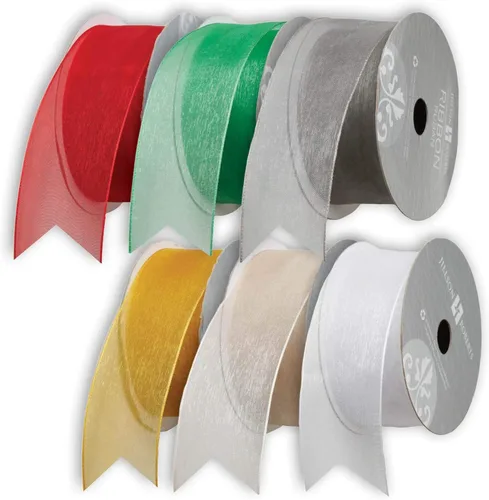 Vista 6 de jillson roberts 4.1 spool-count Multi canal cinta Navidad Surtido.2