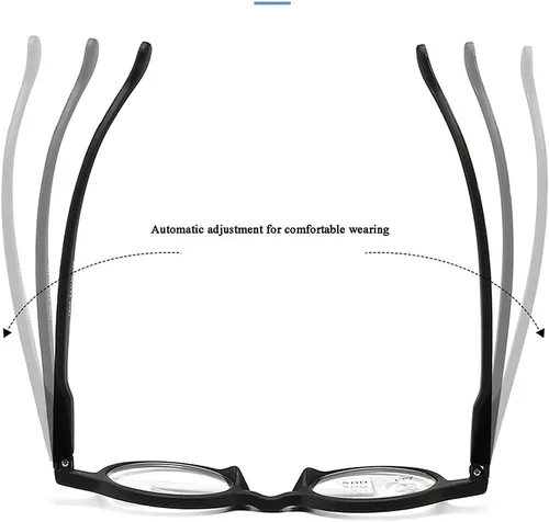 Vista 4 de Lectores de computadora de transición con bloqueo de luz azul, anteojos de lectura progresivos multienfoque, anteojos para presbicia