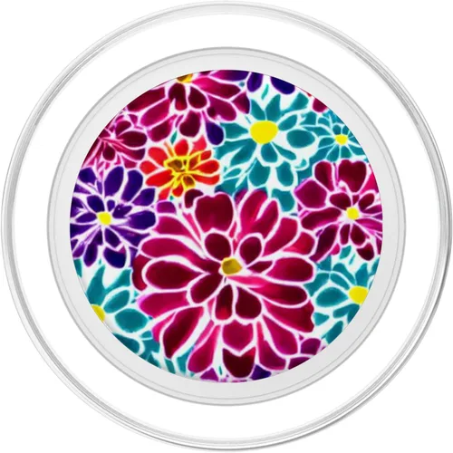 Vista 2 de Retro Flowers PopSockets MagSafe PopGrip para iPhone