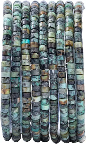 Vista 39 de Abalorios Espaciadores de Jade Natural Africano 4x2mm 38cm/str Redondos Planos Semipreciosos para Hacer Pulseras y Collares Jade africano