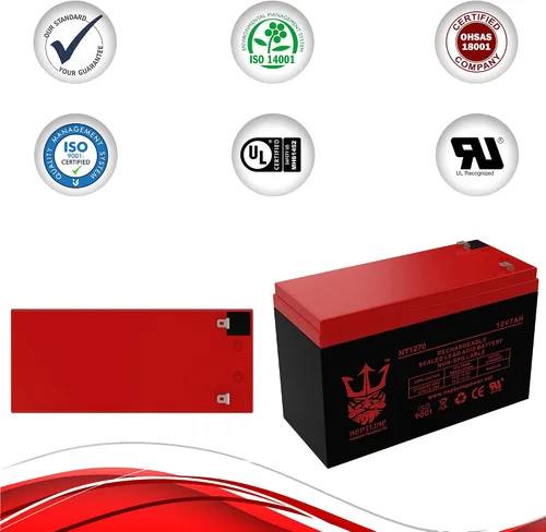 Vista 8 de Neptune Brand NT1272 12v 7.2ah Batería de repuesto SLA para Enercell 23-943
