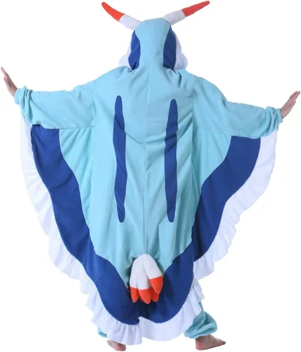 Vista 4 de DELEY Adults Unisex Onesie Halloween Costumes Animal Cosplay Pajamas Warm Sleepwear Homewear