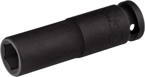 Vista 7 de Jetech Enchufe de impacto profundo de 3/8 de pulgada de 1/2 pulgada, acero de aleación de molibdeno cromado tratado térmicamente, diseño de 6