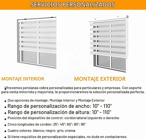 Vista 6 de Persianas de cebra personalizadas para ventana de habitación, persianas de doble capa para privacidad del hogar, filtrado de luz, persianas modernas