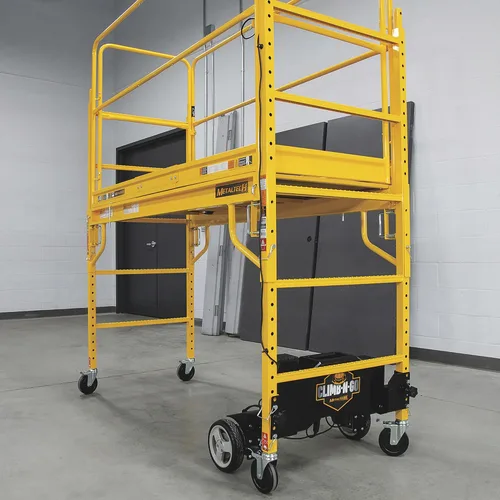 Vista 7 de Metaltech Climb-N-Go motorizado para todos los andamios Metaltech Baker Model# I-CNG