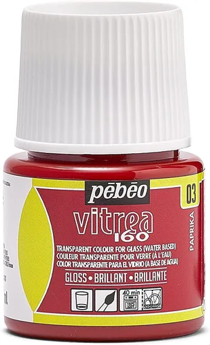 Vista 26 de Pebeo Vitrea 160 - Botella de diluyente para pintura de vidrio (45 ml)