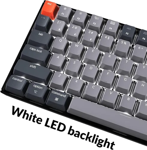 Vista 3 de Keychron K4 96% Layout 100 teclas inalámbrico Bluetooth 5.1teclado mecánico USB con cable para juegos con Gateron G Pro Interruptor rojo