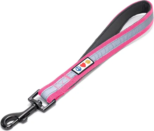 Vista 11 de Pawtitas Correa de perro de doble asa resistente para entrenamiento, correas sin tirones, ideal para perros medianos y grandes, ideal para caminar