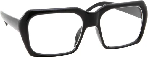 Vista 9 de grinderPUNCH Gafas transparentes de nerd negras de gran tamaño, para hombre y mujer, disfraz cuadrado