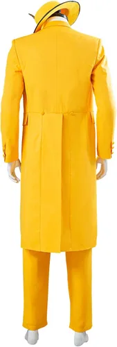 Vista 3 de Jim Carrey Cosplay traje amarillo traje de Halloween