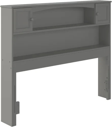 Vista 4 de Atlantic Furniture AR285839 Newport - Cabecero para libros, color gris