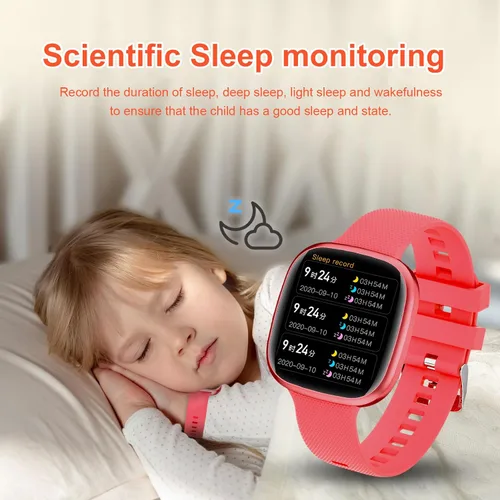 Vista 5 de LogHog Reloj deportivo digital para adolescentes de 5 a 16 años, rastreador de actividad con reloj despertador, monitor de sueño, clima