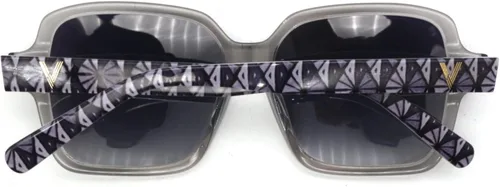 Vista 5 de VONTÉLLE Pharaoh Frames - Lentes de sol cuadrados unisex listos para prescripción