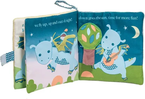 Vista 2 de Douglas Libro de actividades de peluche suave Baby Dragon Magic