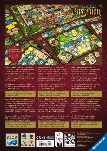 Vista 2 de Ravensburger Castillos de Borgoña - Juego de mesa Captivante juego de estrategia para 12 años en adelante Ideal para noche de juegos en familia