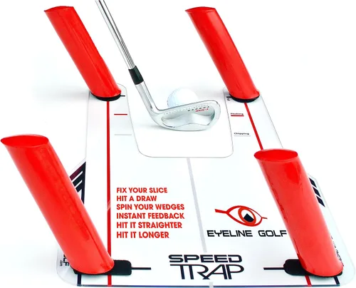 Vista 9 de EyeLine Golf Speed Trap - Build Confidence, Improve Your Swing with Slice and Hook Corrector, Swing Trainer, Path Aid, Greater Distance, Made in