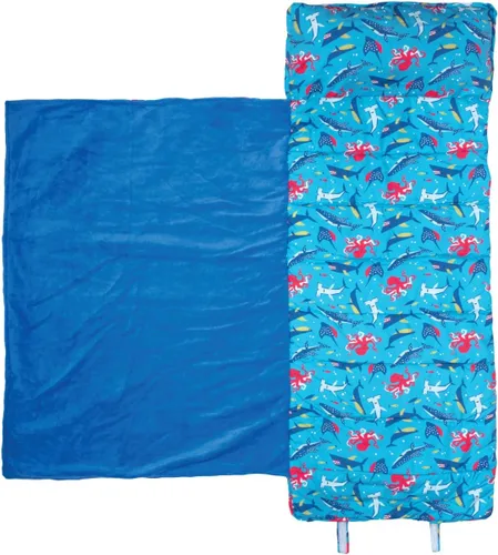 Vista 10 de Stephen Joseph, Toddler All Over Print Nap Mat with Soft Blanket and Removable Pillow for Boys & Girls, Kids Sleeping Bag for Elementary, Daycare