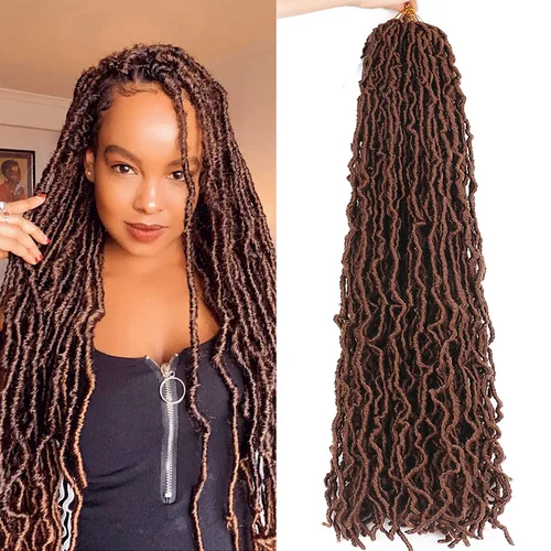 Vista 8 de Extensiones de cabello de ganchillo de 12 pulgadas de pelo sintético de ganchillo 1B, extensiones de cabello de ganchillo suaves