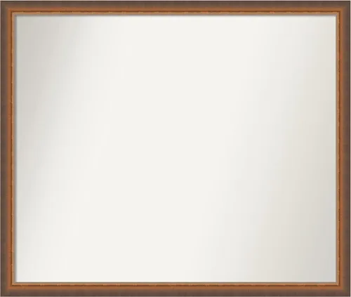 Vista 231 de Amanti Art Espejo de baño de bronce para sobre fregadero, 29 x 19 pulgadas, espejo rectangular de bronce antiguo, marco de madera tradicional