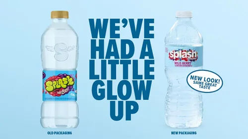 Vista 5 de SPLASH REFRESHER - Agua saborizada con sabor a uva Acai, 8 onzas líquidas, paquete de botellas de plástico de 12