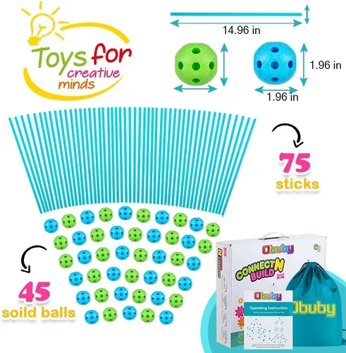 Vista 5 de Fuerte de construcción para niños Juego de construcción 85/120 Piezas Último Regalo de constructor de fuertes Construir paquetes de fabricación