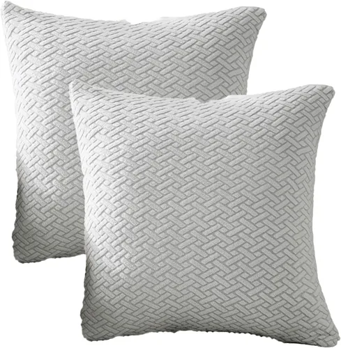 Vista 10 de Yoovat Fundas de Almohadas Decorativas Fundas de Cojines para Sofá Resistentes al Desgaste Elásticas Universales para Sofá Decoración del Hogar