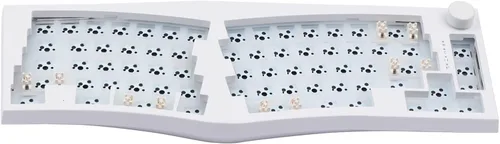 Vista 3 de EPOMAKER Feker Alice Layout Gasket - Kit de teclado inalámbrico con cable de 68 teclas intercambiables en caliente Bluetooth24 Ghztipo C con batería