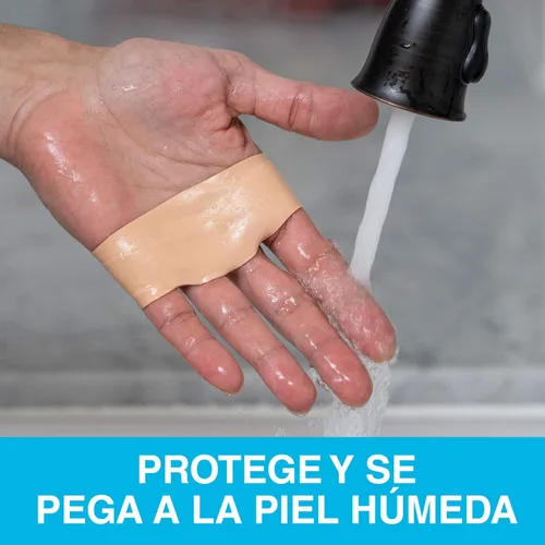 Vista 6 de Nexcare Cinta de primeros auxilios absolutamente impermeable, transpirable, hipoalergénica, rollo de 1 pulgada x 5 yardas (paquete de 6)