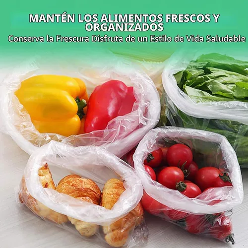 Vista 6 de 9527 Product 12" x 16" Bolsa de plástico transparente para almacenamiento de alimentos en un rollo, 350 bolsas un rollo