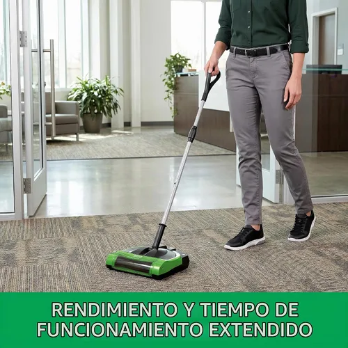 Vista 3 de Bissell Comercial BG9100NM Escoba recargable sin cables, Verde