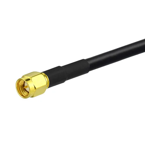 Vista 4 de Bingfu Adaptador de antena de radio Jamón SMA macho a UHF SO239 hembra RG58 Cable de puente coaxial 23.6 in 2 pies para radio bidireccional Radio