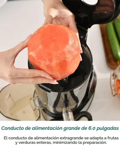 Vista 3 de Canoly Exprimidor de prensa fría 3 en 1 C09, hace jugo, sorbete y leche