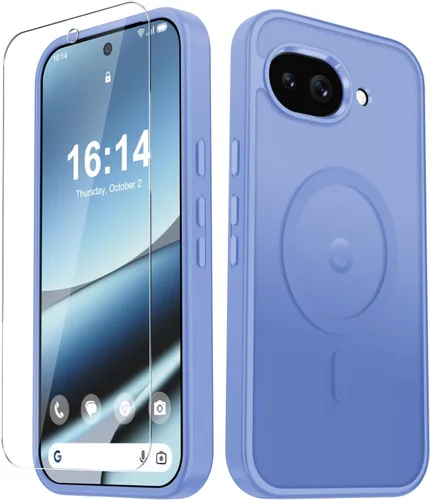 Vista 1459 de Funda para Google Pixel 10 Pro XL, cubierta magnética mate, color negro Fit for MagSafe, Screen Protector included, Shockproof Military Grade