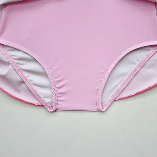 Vista 4 de Traje de baño de princesa para niñas, traje de baño de una pieza para cosplay