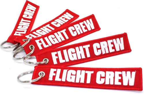 Vista 5 de Rotary13B1 FLIGHT CREW - RojoBlanco - 5pcs Llaveros, Rojo