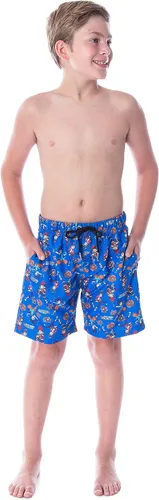 Vista 2 de Beyblade Burst - Traje de baño con estampado de personajes Azul