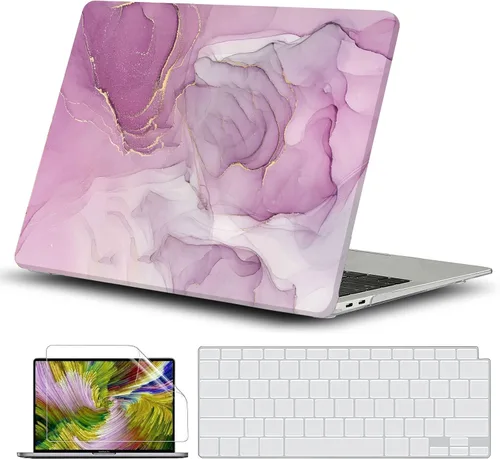 Vista 26 de GVTECH Funda para MacBook Air de 13 pulgadas (2010-2017) A1369 A1466 carcasa rígida de plástico, carcasa negra