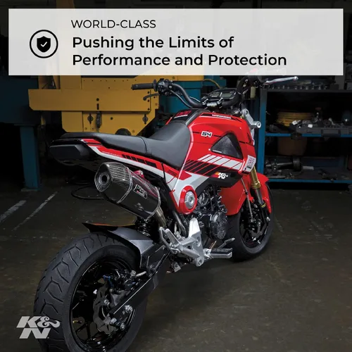 Vista 2 de K&N Filtro de aire del motor: Alto rendimiento, Premium, Powersport Filtro de aire: Se adapta a HONDA 2014-2019
