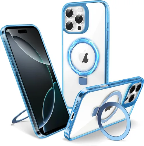 Vista 13 de Funda magnética para iPhone Air – [Soporte invisible integrado] [Compatible con MagSafe] [Protección contra caídas de grado militar] Cubierta