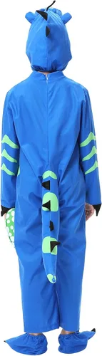 Vista 4 de Dinosaur Costume for Kids, Halloween Costumes for Toddlers Boys Girls, T-Rex Costume for Halloween Trick or Treating
