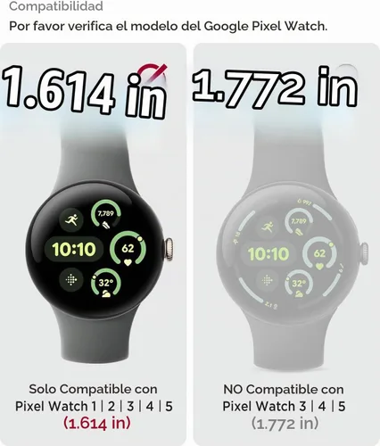 Vista 2 de Miimall - Correas de pulsera de negocios para Google Pixel Watch 4/3 de 41 mm, correa de acero inoxidable sólido ajustable anticorrosión para Pixel