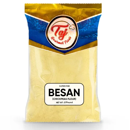 Vista 9 de TAJ Besan Harina 4 libras Garbanzos Harina de gramo Finamente molida