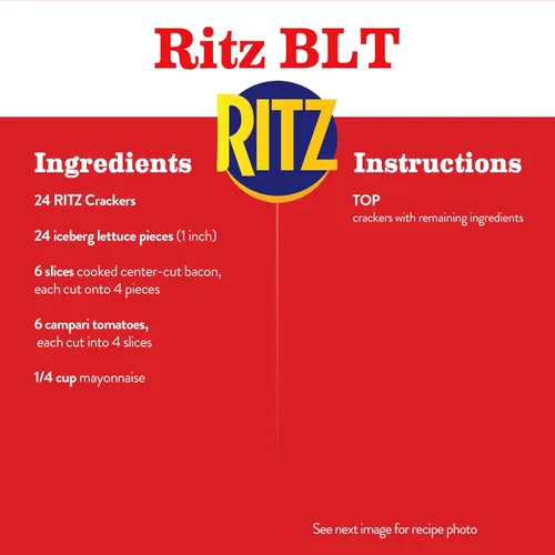 Vista 10 de RITZ Fresh Stacks galletas originales, tamaño fiesta, 16 paquetes