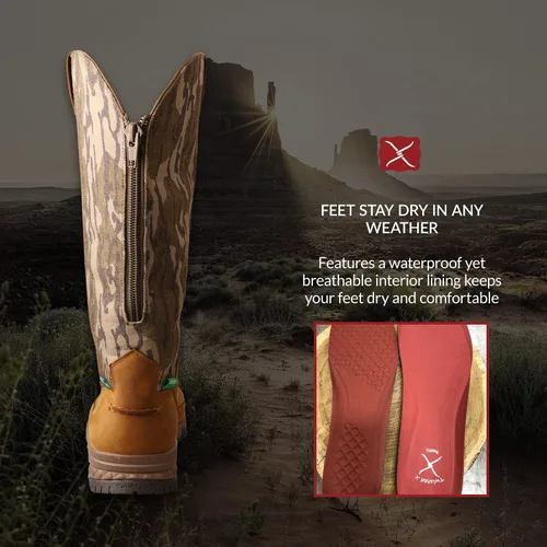 Vista 5 de Twisted X Botas de caza Viperguard para hombre de 17 pulgadas, antideslizantes e impermeables, hasta la rodilla, Multi