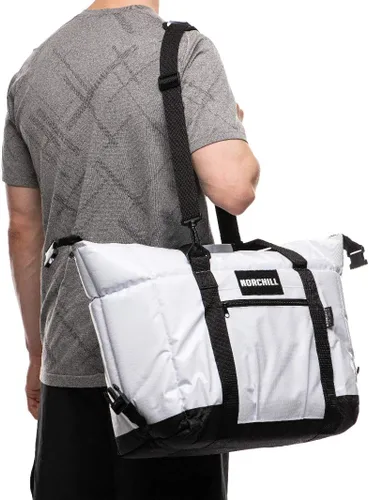 Vista 3 de NorChill Soft Coolers Enfriador de lados suaves con aislamiento para 12 latas, color blanco